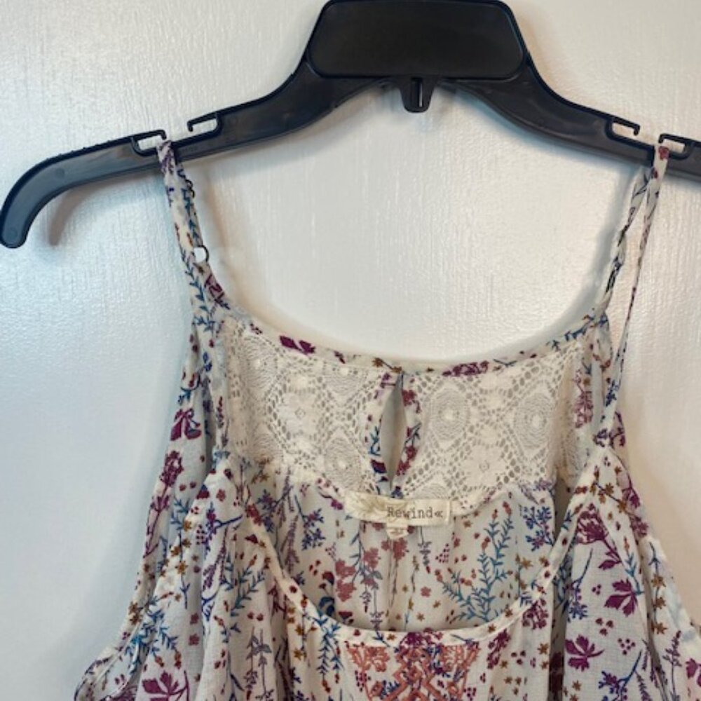 Rewind off the shoulder white red and blue blouse - Picture 5 of 13